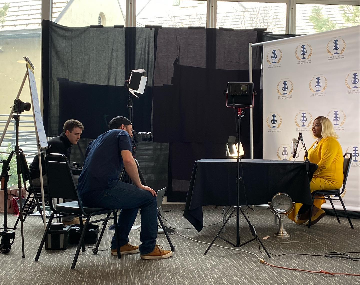 Ann McDonald team behind the scenes at Brand Advance training clients in media